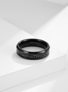 跨境电商戒指环钨钢QFWG-020