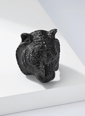 戒指钛钢镀金复古男士朋克饰品