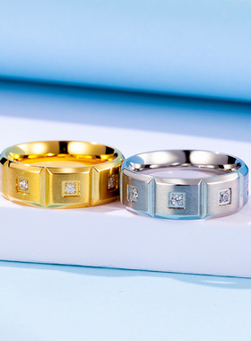 跨境戒指环亚马逊钛钢欧美风