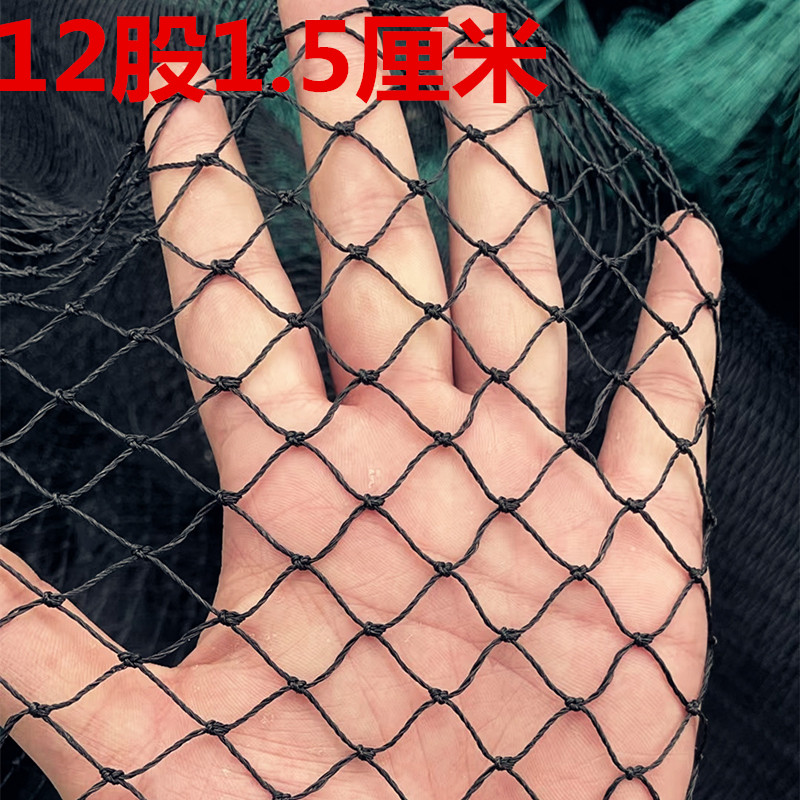 渔网聚乙烯杨子料黑色有结网拉网抬网箱隔断网养殖网网箱围栏网片,淘宝优惠券,粉丝福利购,淘宝优惠卷