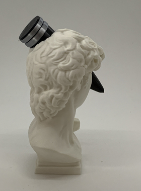 被88炮击中的大卫元气角落ins仿石膏摆件北欧风文艺迷你雕塑雕像