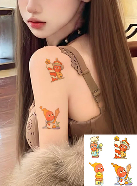 twinkle星星人防水持久纹身贴