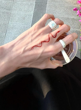 蛇年大吉红色小蛇彩色纹身贴纸