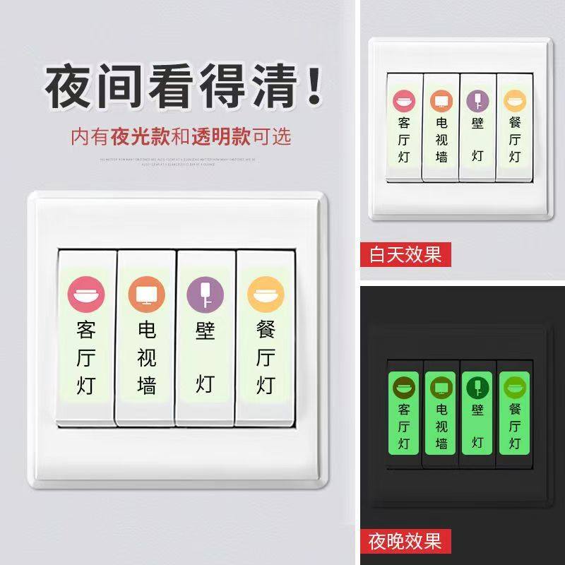 家用创意开关贴墙贴开关网红高档可爱北欧风开关装饰贴新款贴纸,淘宝优惠券,粉丝福利购,淘宝优惠卷