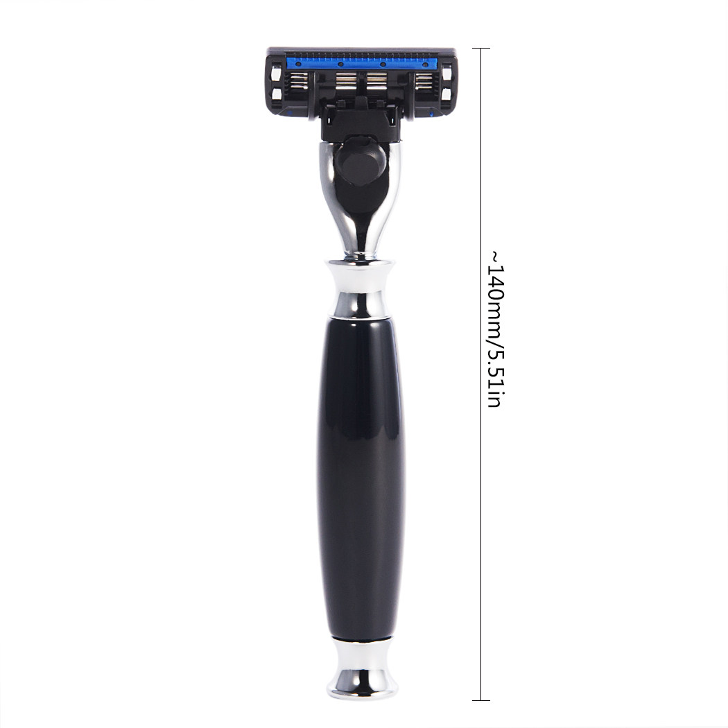 ZY手动剃须刀套装4件套剃刮胡刀双面剃刀刮脸刀送刀座刀套刀片,淘宝优惠券,粉丝福利购,淘宝优惠卷