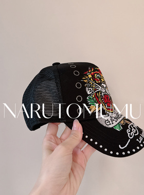 小姐姐全球购ED HARDY 经典 刺绣 虎头 硬顶 棒球帽 女款26夏09
