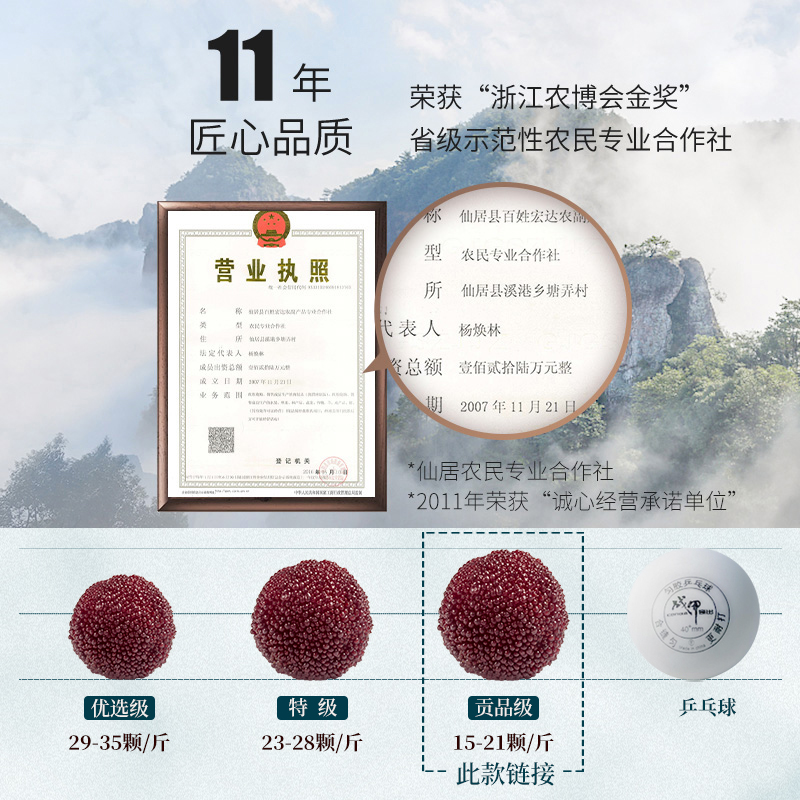 仙乡旗舰店贡品级正宗仙居杨梅新鲜东魁杨梅当季水果大杨梅现摘现发96颗粒装2