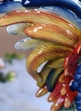 陶瓷祝福美式客厅别墅摆件摆设