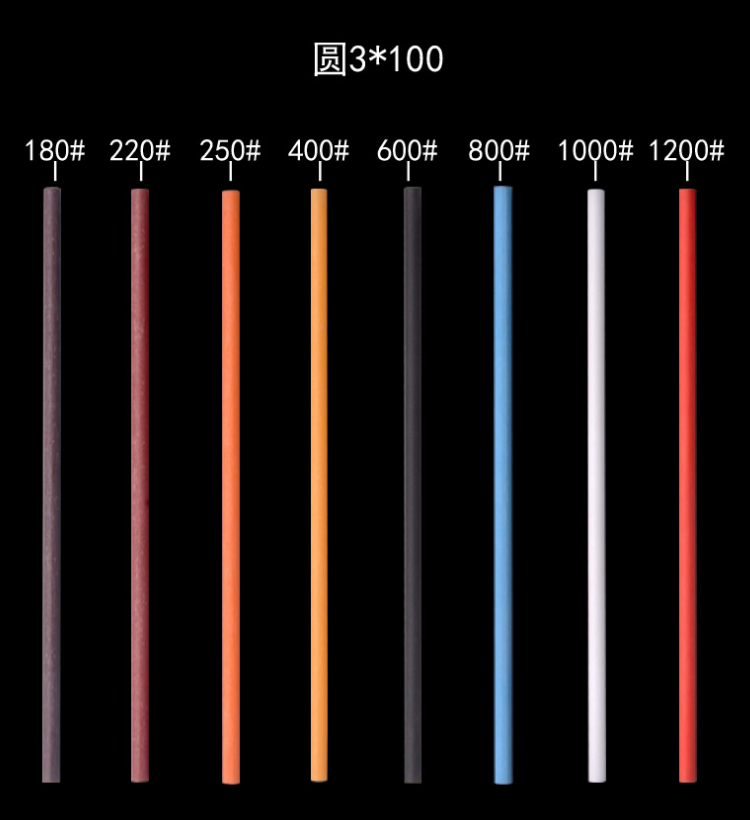 日本锐必克XEBEC纤维油石模具抛光氧化铝圆形D0.9/D2D3迷你油石条,淘宝优惠券,粉丝福利购,淘宝优惠卷