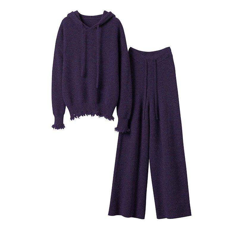 意大利~奢！重磅1000克！连帽羊绒衫女卫衣羊绒裤女外穿羊绒套装,淘宝优惠券,粉丝福利购,淘宝优惠卷