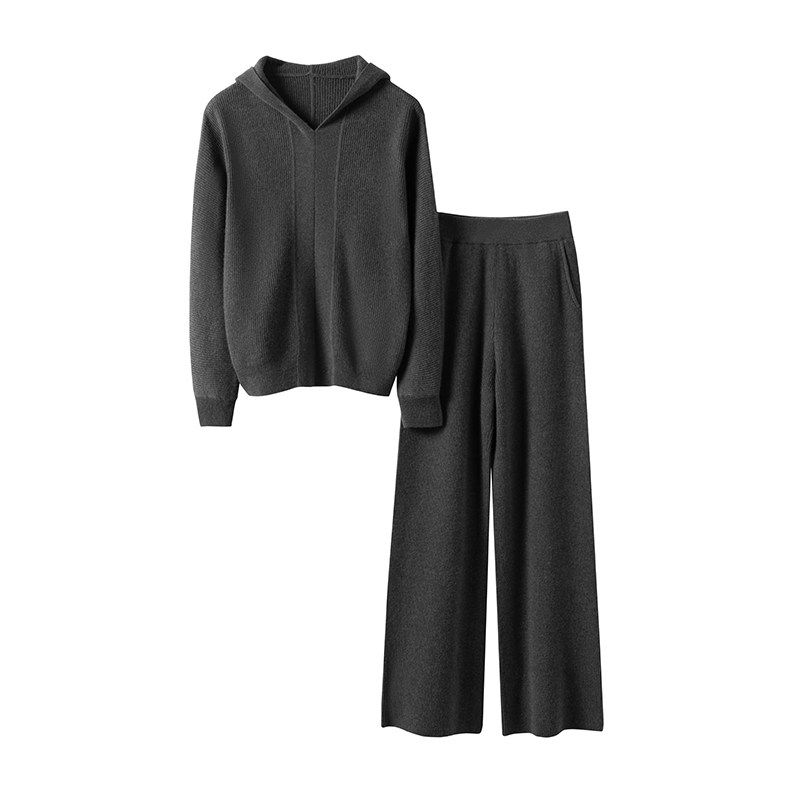 一眼爱上！连帽羊绒衫女卫衣羊绒裤女外穿羊绒套装,淘宝优惠券,粉丝福利购,淘宝优惠卷