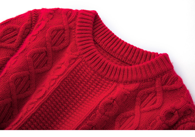 重磅加厚！原版效果太好了！纯山羊绒衫女圆领纯羊绒毛衣宽松新款,淘宝优惠券,粉丝福利购,淘宝优惠卷