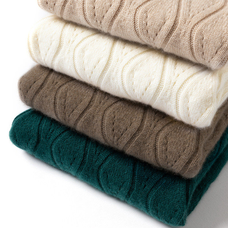 抓心窝的美！重磅加厚 菱格半高领羊绒衫女纯羊绒毛衣宽松慵懒风,淘宝优惠券,粉丝福利购,淘宝优惠卷