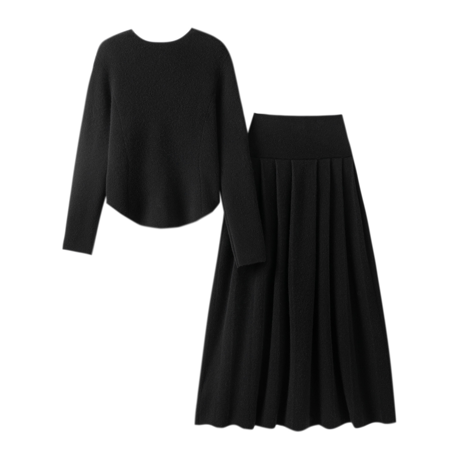 萨琪尼再出王炸！加厚100%纯羊绒开衫女外套半身百褶裙子中式西装,淘宝优惠券,粉丝福利购,淘宝优惠卷