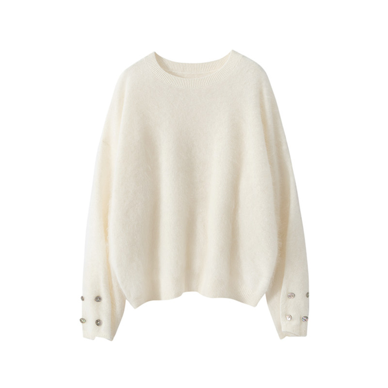 好穿百搭~2025年秋冬100%羊绒衫女针织打底衫新款圆领毛衣,淘宝优惠券,粉丝福利购,淘宝优惠卷