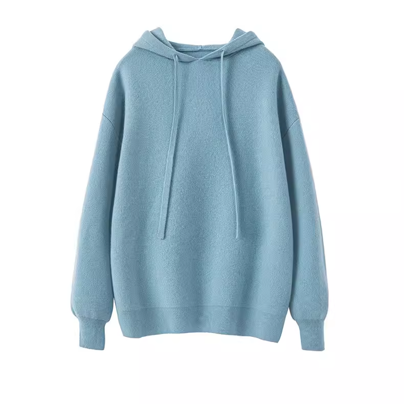 重磅推荐！稀有日本订单~四平针连帽羊绒衫女卫衣加厚毛衣女宽松,淘宝优惠券,粉丝福利购,淘宝优惠卷