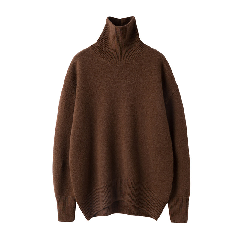 经典大气的一件！高领100%纯山羊绒衫女宽松加厚廓形毛衣女秋冬,淘宝优惠券,粉丝福利购,淘宝优惠卷