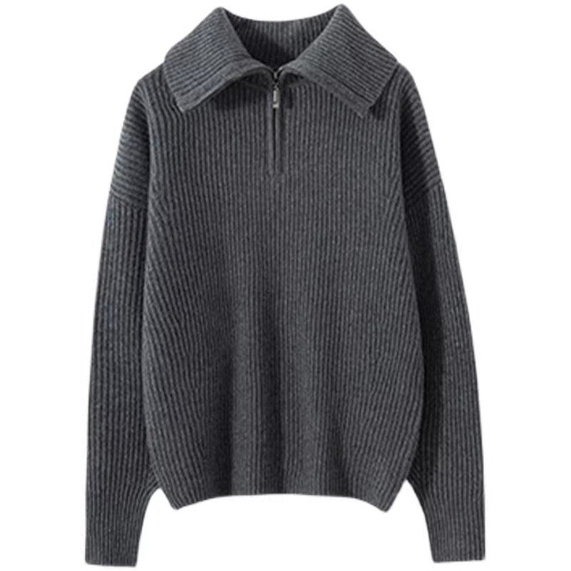 敲美多色！重磅纯羊绒毛衣女慵懒风水手领羊绒针织衫秋冬,淘宝优惠券,粉丝福利购,淘宝优惠卷