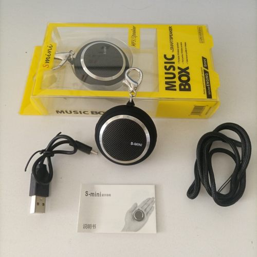 迷你蓝牙音箱创意无线插卡耳机便捷式随身听播放器口袋挂脖小音响 - 图2