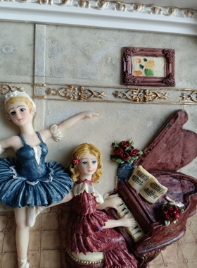 老货芭蕾舞女孩摆件