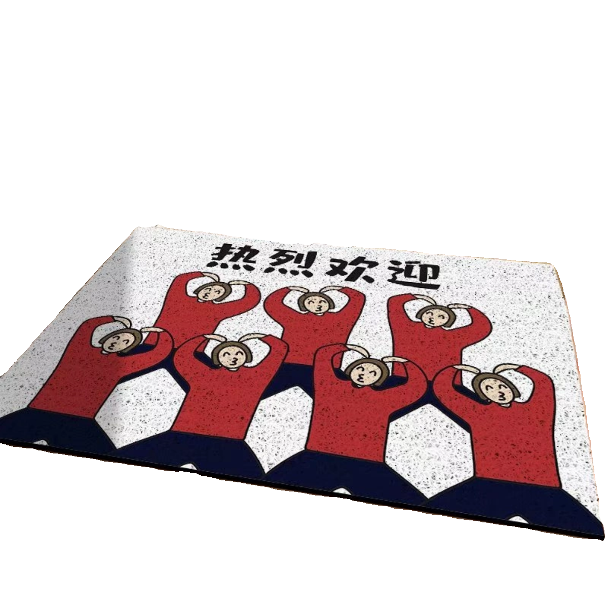 入户门地垫玄关丝圈进门脚垫耐脏防滑蹭土地毯搞怪门垫可裁剪垫子 - 图3