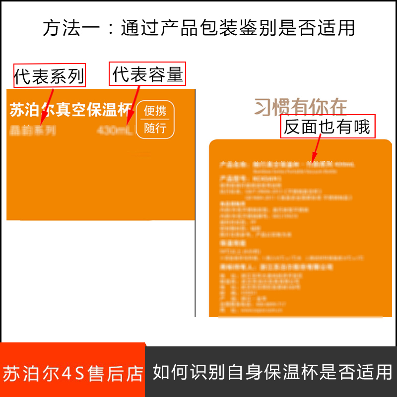 苏泊尔星空系列一键开合杯保温杯盖子水杯杯盖原装配件KC38/45BH1 - 图0