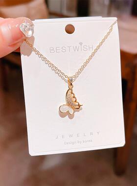 18K真金电镀高品质气质个性蝴蝶