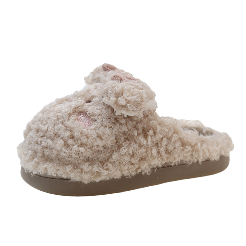 可爱棉拖鞋女冬季外穿卡通兔子毛绒保暖居家室内厚底防滑月子拖鞋,淘宝优惠券,粉丝福利购,淘宝优惠卷