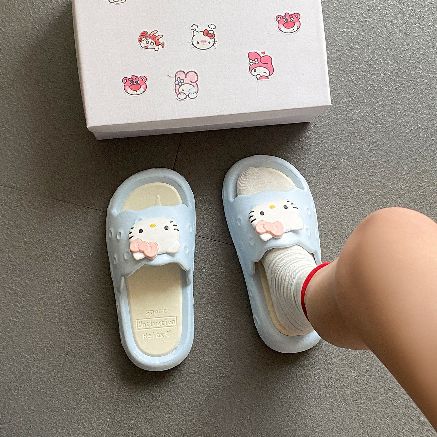 可爱kt猫凉拖鞋女夏季外穿2026新款厚底家居室内浴室洗澡防滑拖鞋,淘宝优惠券,粉丝福利购,淘宝优惠卷