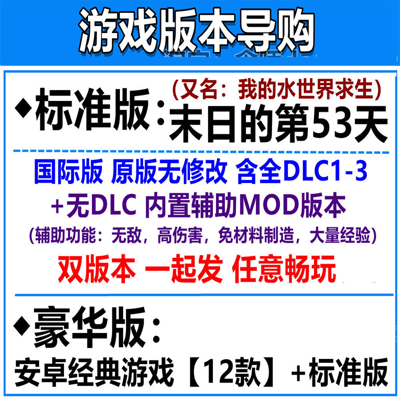 末日的第53天我的水世界求生安卓游戏手机单机中文版PC电脑游戏 - 图1