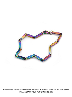 高级感ins淬火菱形钛钢手链