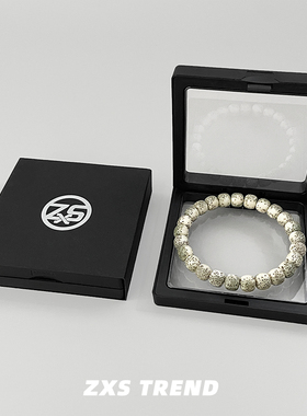 天然「河豚」星月菩提籽手串个性