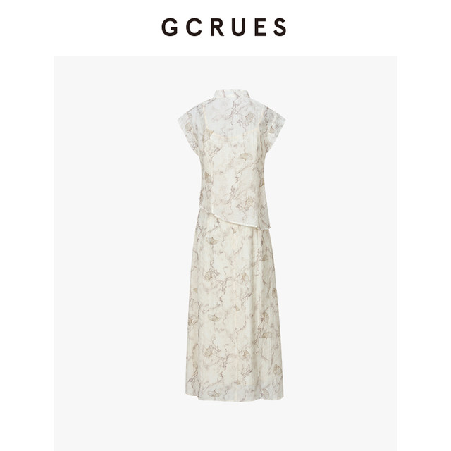 GCRUES Lyocell sundress ແບບຈີນແບບໃຫມ່