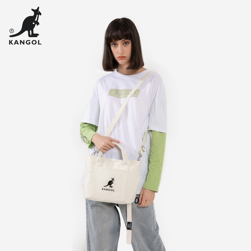 kangol官方休闲男女手提斜挎帆布包 KANGOL女士包袋