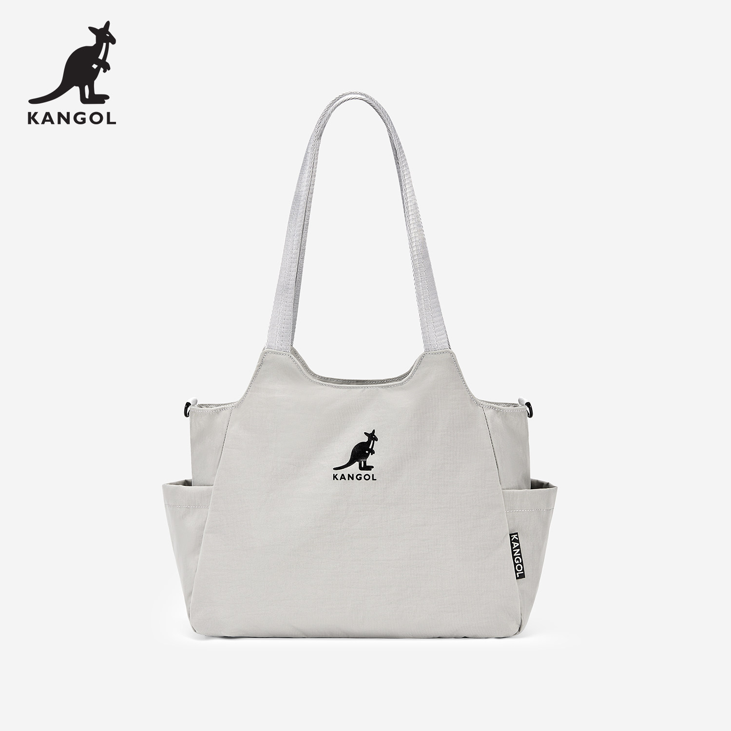 KANGOL托特包女时尚休闲百搭通勤包单肩斜挎包包大容量简约腋下包