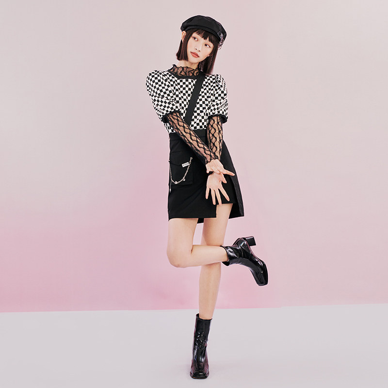 洛丽帕立领蕾丝2022早春季打底衫 洛丽帕蕾丝衫/雪纺衫