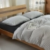 Bông ngủ trần truồng MUJI một mảnh bông đan bông đôi chăn 200 * 230 Bọ Cạp bông chăn đơn - Quilt Covers chăn hè cho bé Quilt Covers