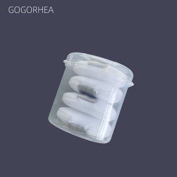 GOGORHEA mini thumb flocked powder puff finger ຜົງວ່າງຂະຫນາດນ້ອຍ crystal velvet setting powder puff blush