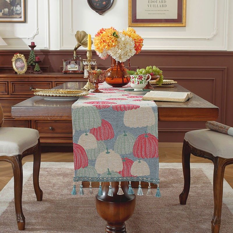 法式复古风桌旗餐桌布艺装饰柜旗子茶几台布长条美式茶席西餐布,淘宝优惠券,粉丝福利购,淘宝优惠卷