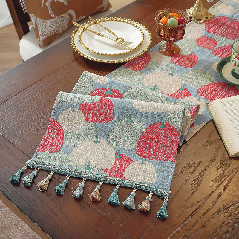 法式复古风桌旗餐桌布艺装饰柜旗子茶几台布长条美式茶席西餐布,淘宝优惠券,粉丝福利购,淘宝优惠卷