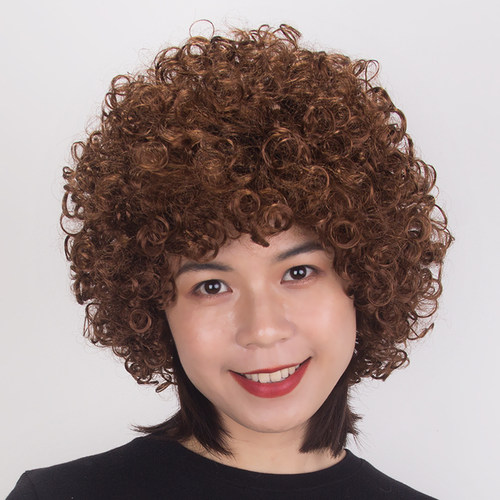 小丑多彩爆炸头假发幼儿园儿童男女表演搞怪搞笑直播蓬松装扮头套 - 图3