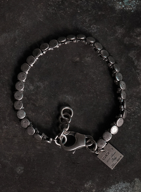 移动庇护原创设计暗黑925银手链