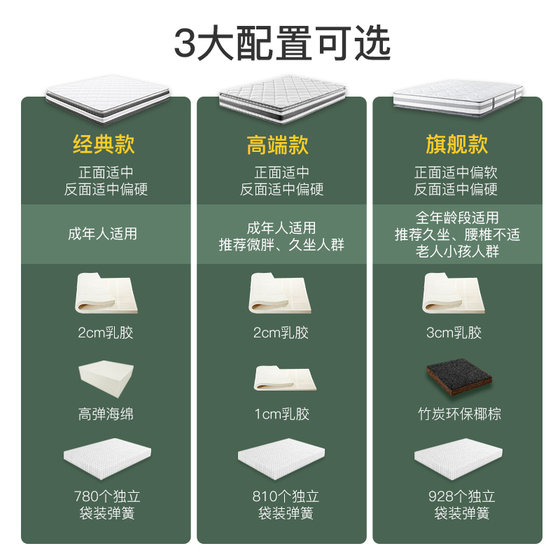 Cervical vertebra bedroom student dormitory latex mattress cushion
