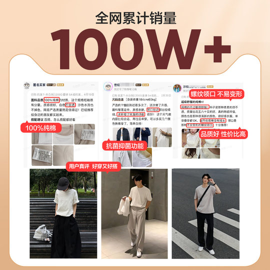 NetEase selecciona cuidadosamente camisetas de manga corta holgadas y pesadas