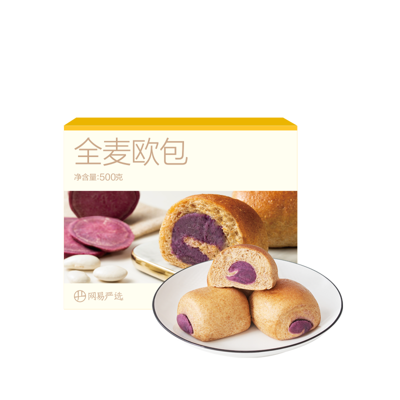 网易严选全麦健康零食低脂健身面包 网易严选西式糕点