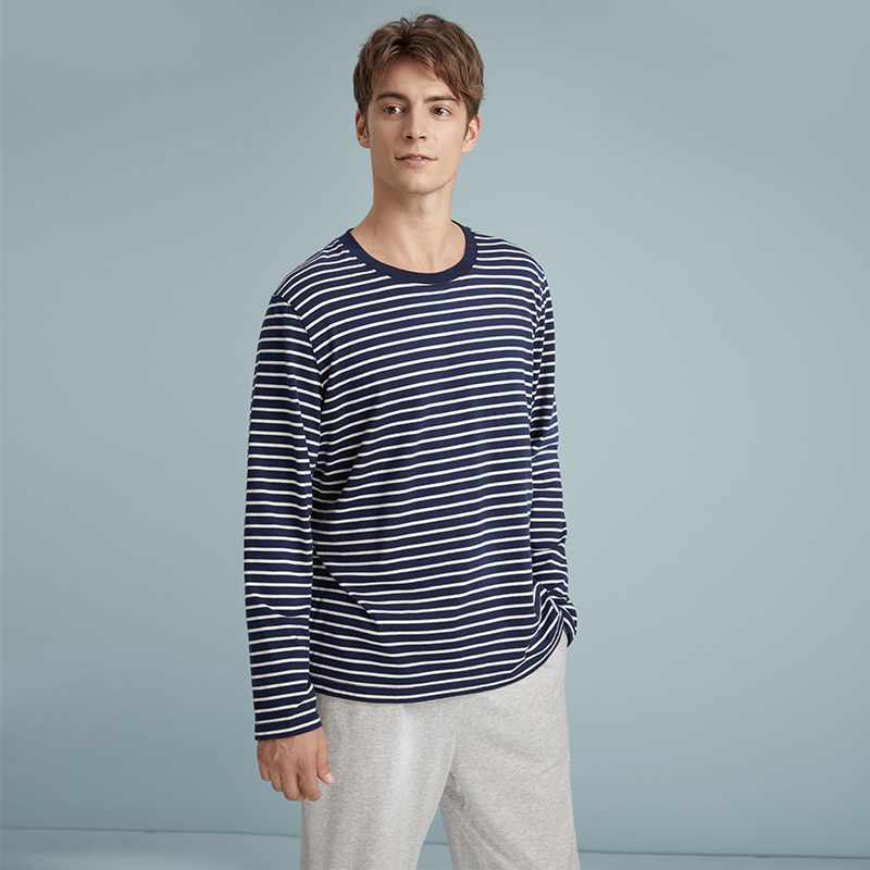 网易严选2021新款男士纯棉春秋睡裤 网易严选睡衣/家居服套装