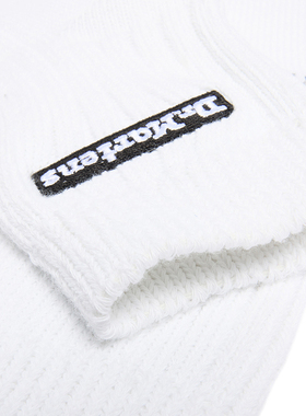 Dr.Martens马丁博士Short Socks男女经典舒适百搭时尚白色中筒袜