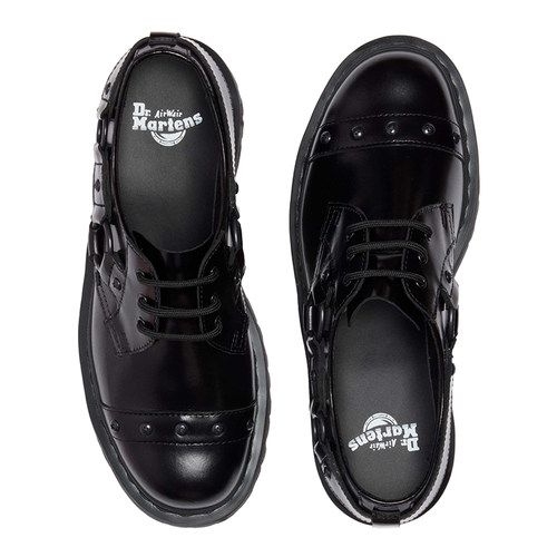 Dr.Martens马丁博士1461 Quad HRNS秋新款爆款舒适小厚底皮鞋单鞋 - 图3