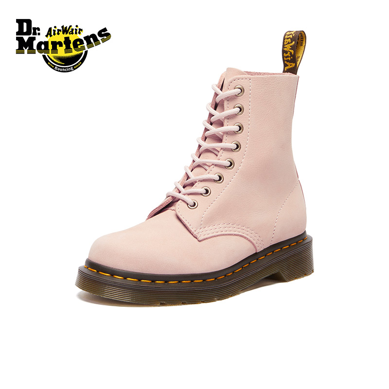 Dr.Martens马丁博士1460 Pascal男女款秋冬休闲舒适粉色女马丁靴 - 图0