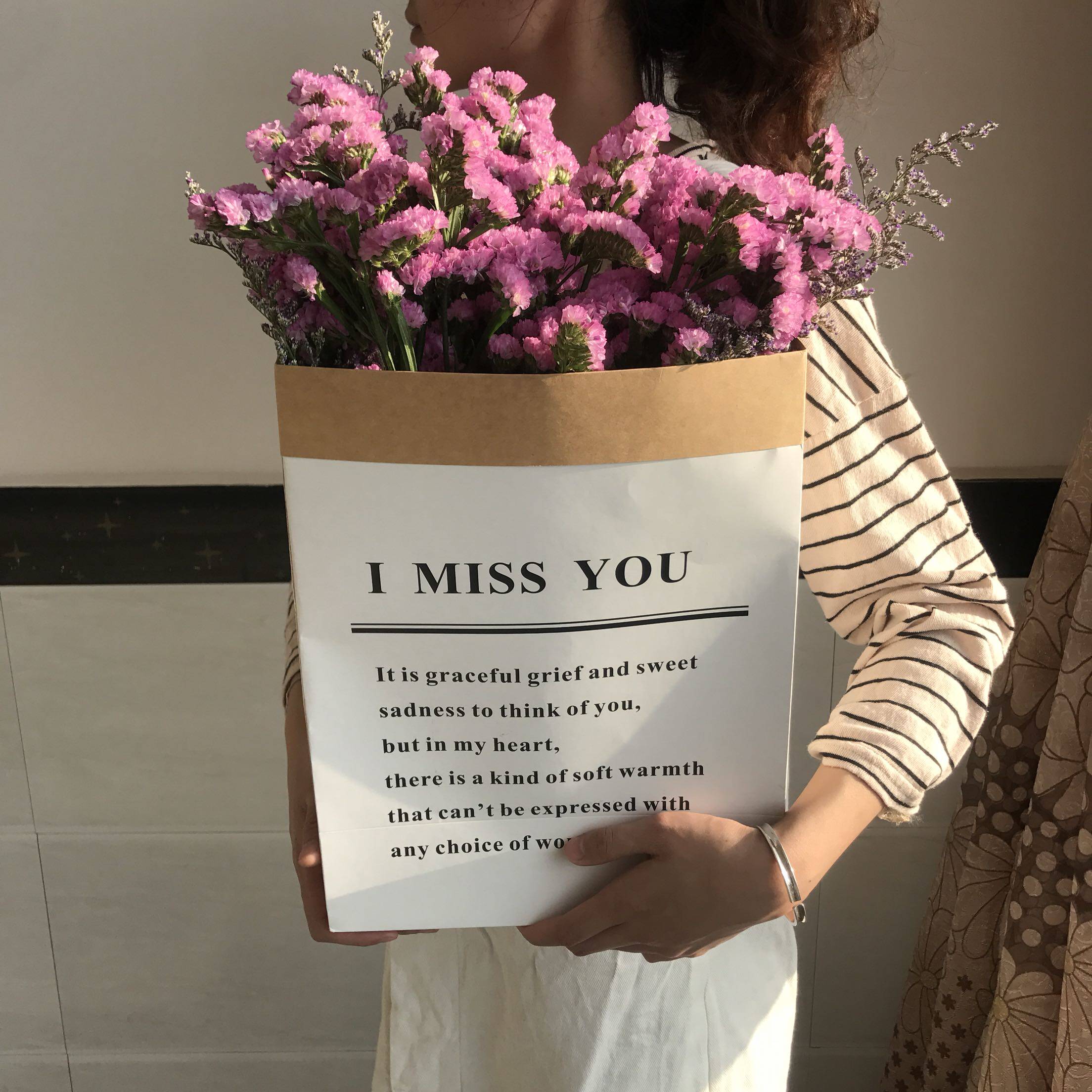 北欧风ins勿忘我干花花束 热品库 性价比省钱购